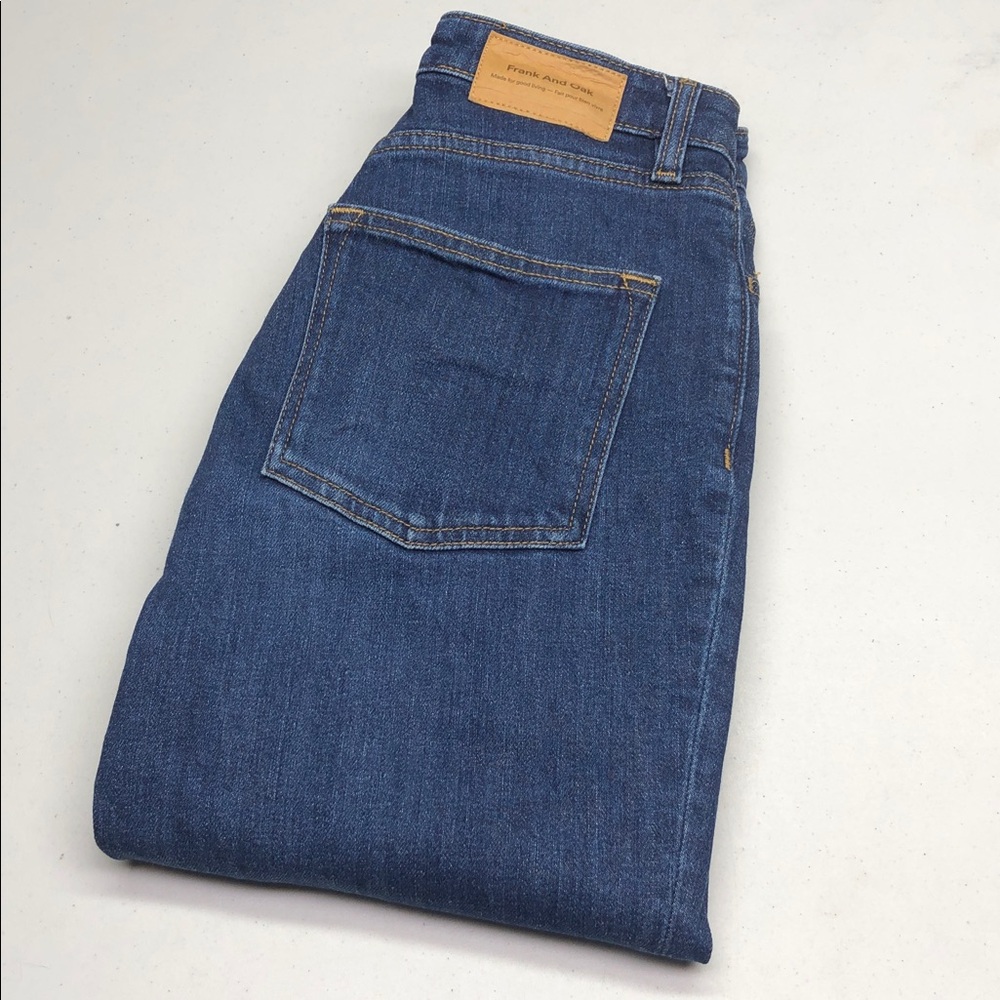 FRANK AND OAK HIGH-RISE KIM SLIM FIT JEANS 2/26x29 ⭐️